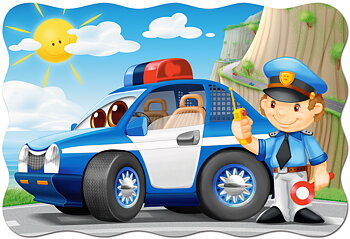 Police Patrol, 20-bitarspussel Maxi (C-02252)