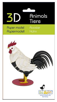 3D-pappersmodell, Tupp, färgglad