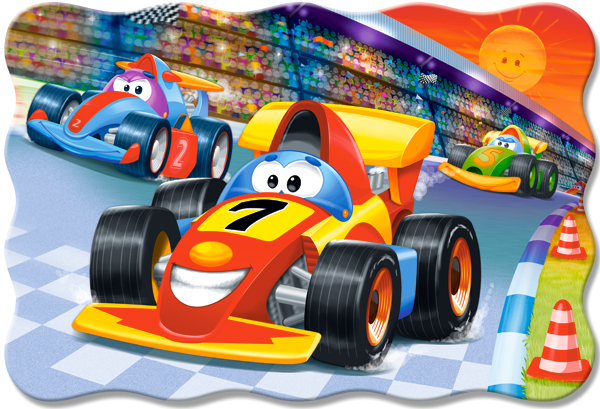 Racing Action, 20-bitarspussel Maxi (C-02306)