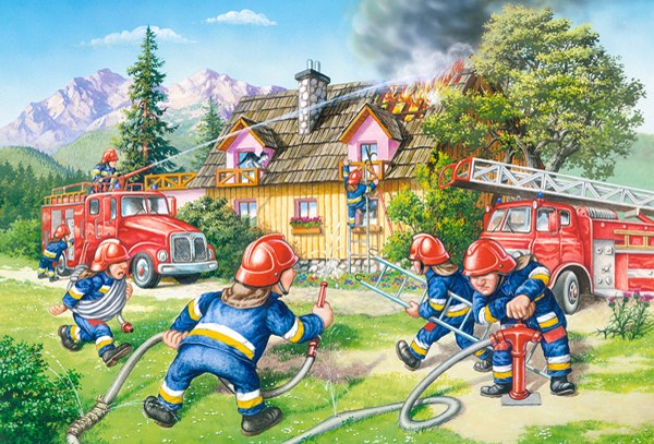 Fire Brigade, 40-bitarspussel Maxi (B-040025)