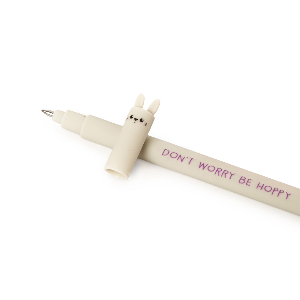 Erasable gel pen, Rabbit, lilla, gelpen med blæk der kan viskes ud - 4