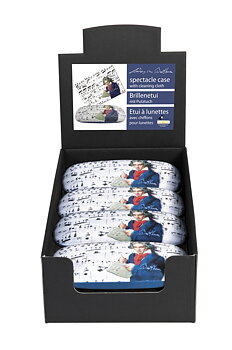 Glasögonetuier med putsdukar, Ludwig van Beethoven, Bordsdisplay med 8 st., TEMA-produkt