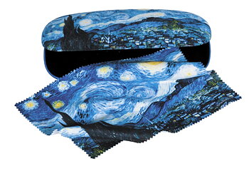 Brilleetui med pudseklud, Stjernenat, Vincent van Gogh TEMA-produkt