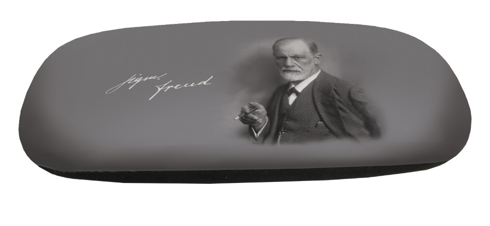 Brilleetui med pudseklud, Sigmund Freud TEMA-produkt