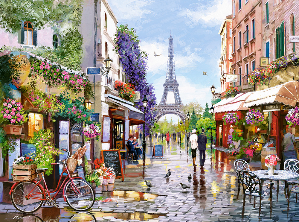 Flowering Paris, 3000-bitarspussel (C-300525)