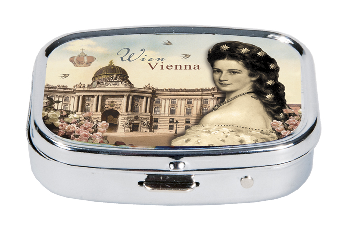 Pilleæske med spejl, Sisi & Hofburg, Wien TEMA-produkt