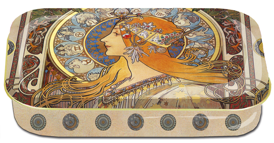 Art-box aflang, Zodiak, Art Nouveau TEMA-produkt