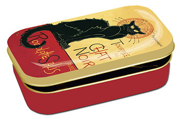 Art-box avlång, Chat Noir, Steinlen, TEMA-produkt