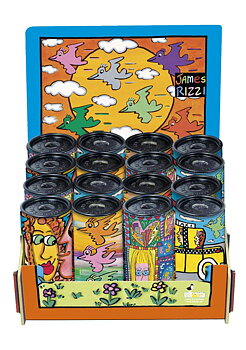 Kalejdoskoper, James Rizzi 2, Borddisplay med 16 stk.