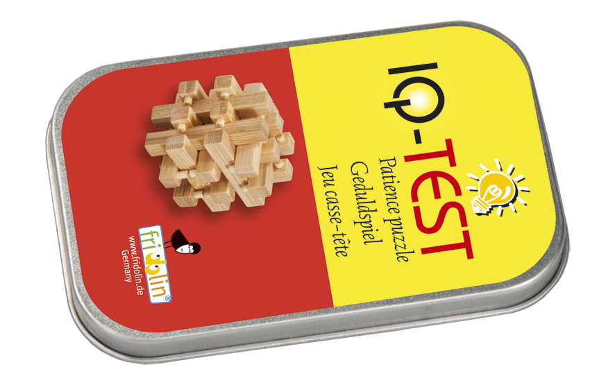 Bambu-3D-pussel i Metallask, gul/röd, Försegling, Svårighetsgrad: 2/5