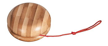 Yo-Yo av bambu, naturfärgad