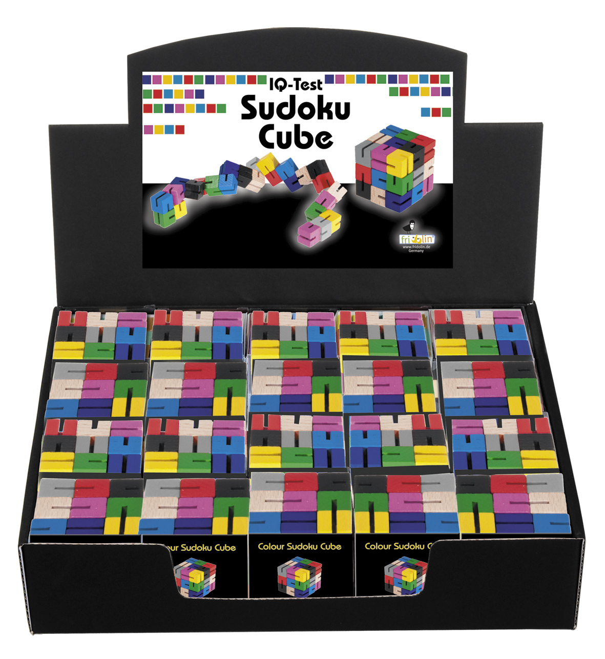 Sudoku-kube, Borddisplay med 20 stk.