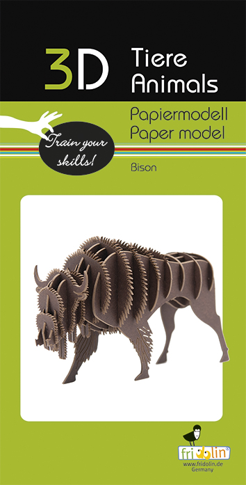 3D-papirmodel, Bison - 2