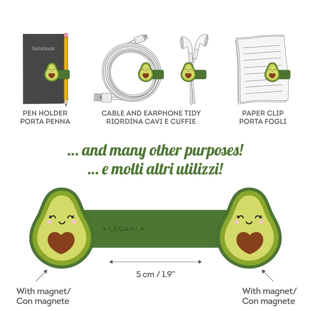 Cable tidy, Avocado, kabelholder m.m. - 3