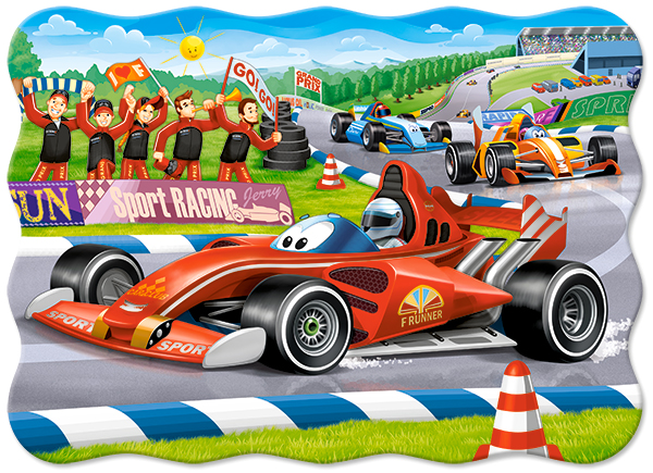 Racing Bolide, puslespil med 30 brikker (B-03761)