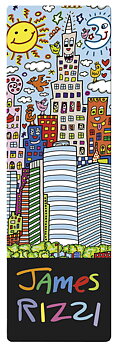 Bogmærke i pap, My New York city, James Rizzi TEMA-produkt