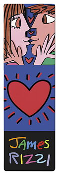 Bogmærke i pap, The Love of My Life, James Rizzi TEMA-produkt