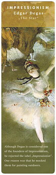 Bogmærke i pap, Stjernen, Edgar Degas TEMA-produkt