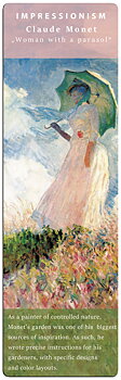 Bogmærke i pap, Kvinder med parasol, Claude Monet TEMA-produkt
