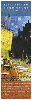 Bogmærke i pap, Natcafé, Vincent van Gogh TEMA-produkt