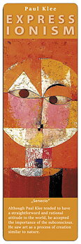 Bokmärke i papp, Senecio, Paul Klee, TEMA-produkt