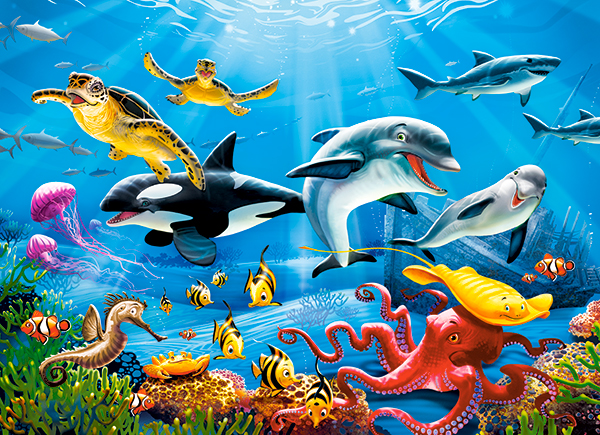 Tropical Underwater World, 200-bitarspussel (B-222094)
