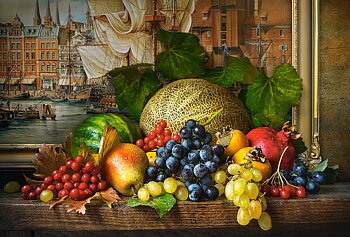 Still Life with Fruits, 1500-bitarspussel (C-151868)