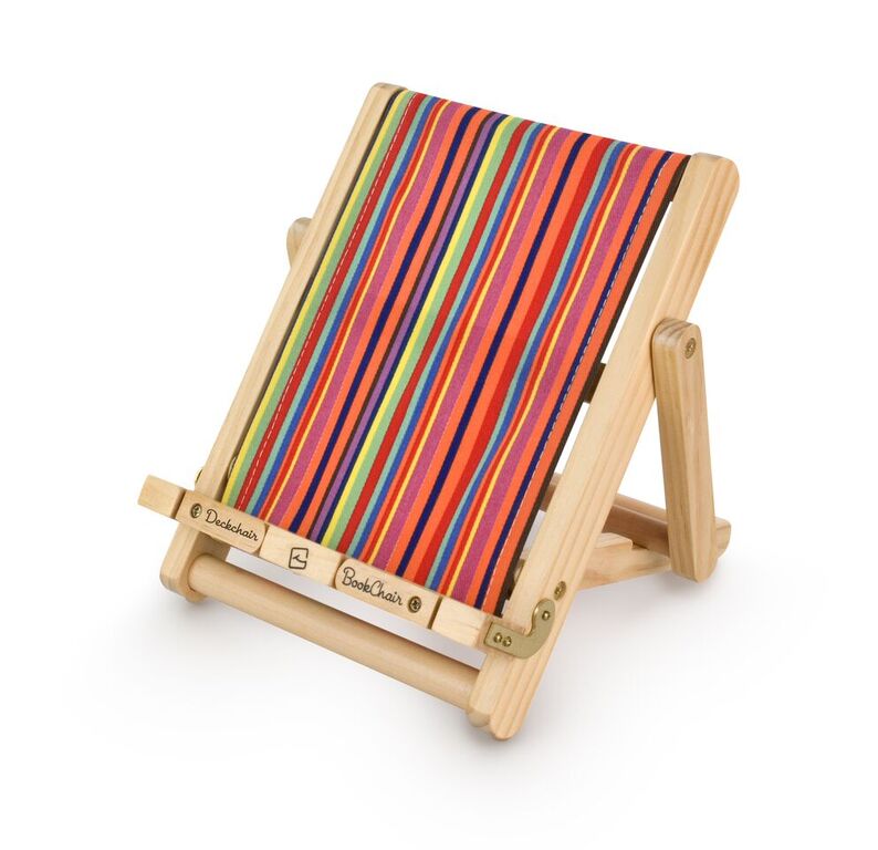 Bookchair, Deckchair, Stribet stof