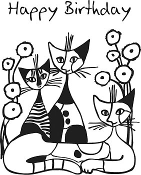 Stempel, Tea Time, Rosina Wachtmeister