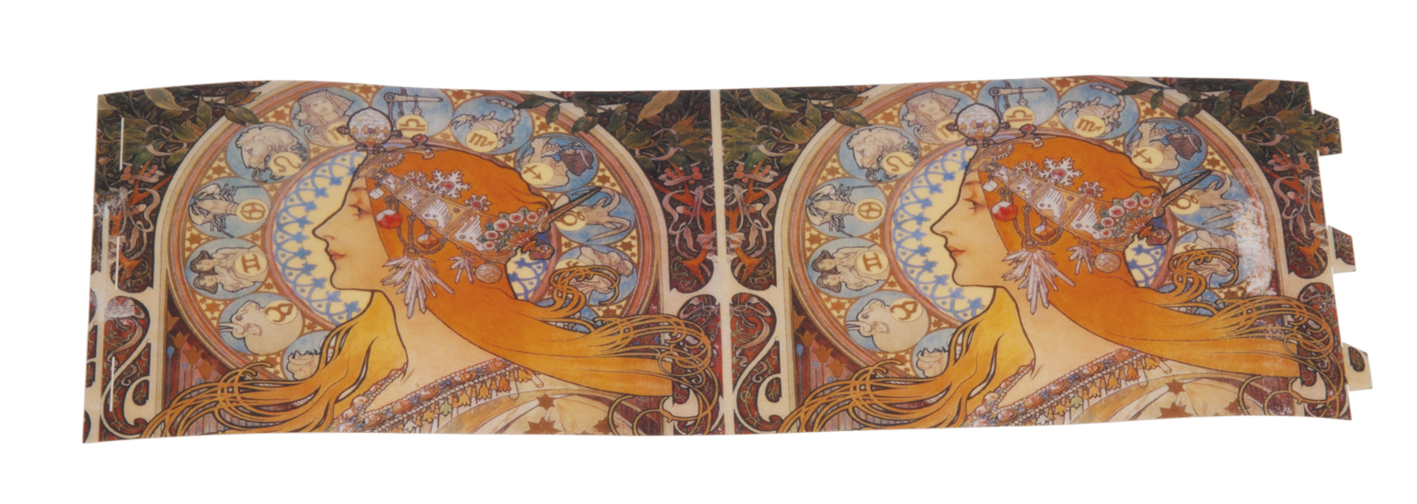 Värmeljusskärm, Zodiak, Art Nouveau - 2