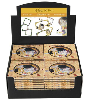 Etiketter, Gustav Klimt, Bordsdisplay med 40 st., TEMA-produkt