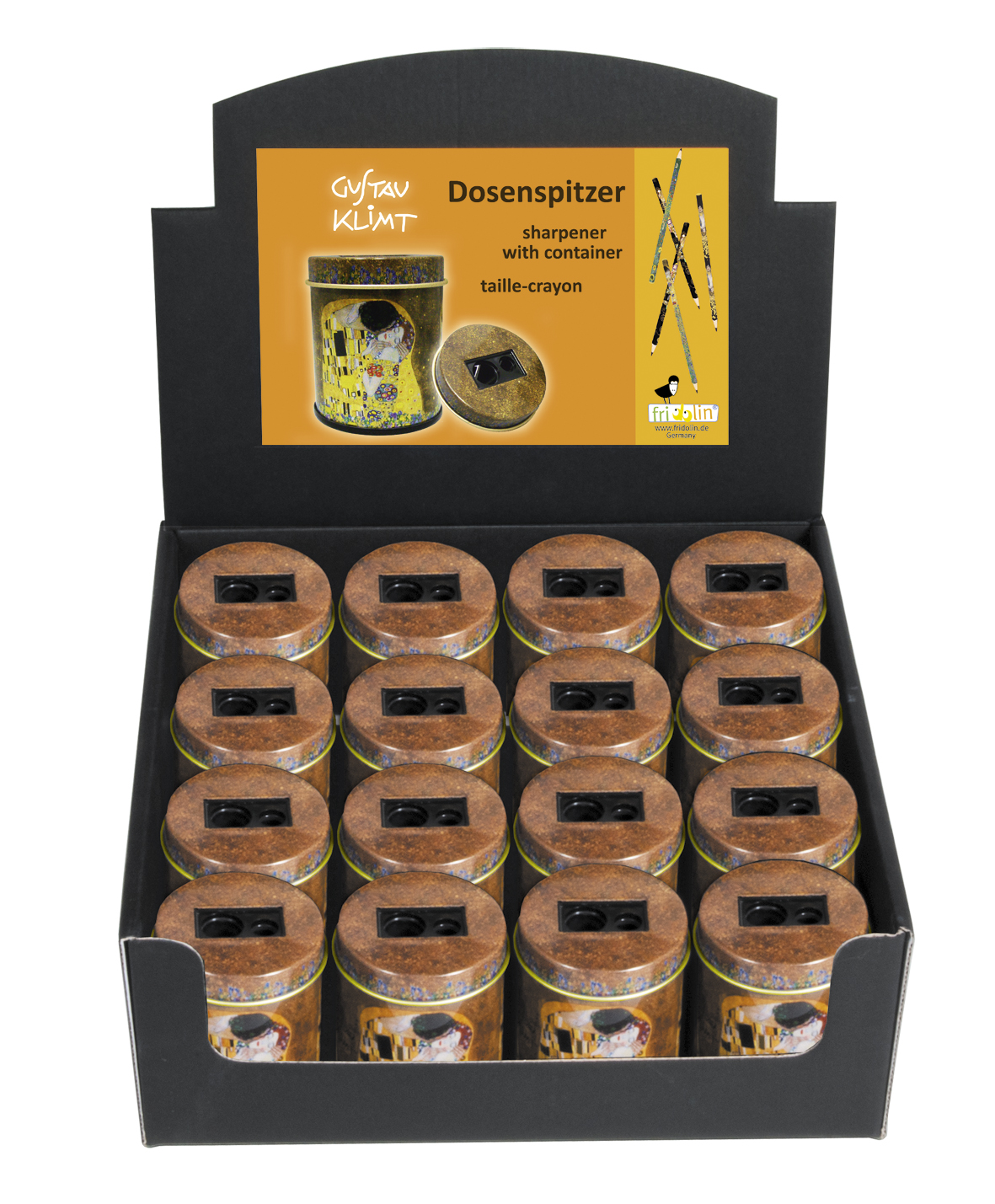 Pennvässare, Gustav Klimt, Bordsdisplay med 16 st., TEMA-produkt