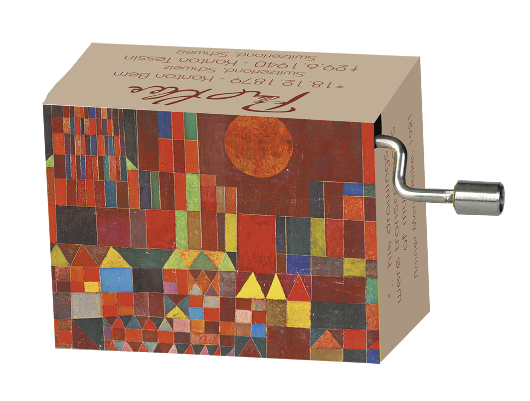 Spilledåse, Tryllefløjten/Slot og sol, Paul Klee, TEMA-produkt