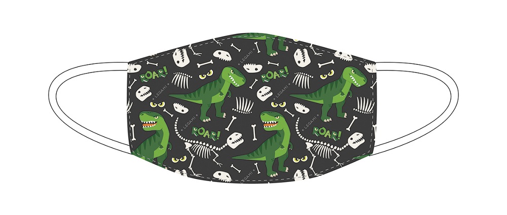 Munskydd/Ansiktsmask av tyg, Kids size, Dinosaur - 4