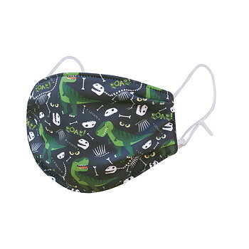 Mundbind/ansigtsmaske af stof, Kids size, Dinosaur