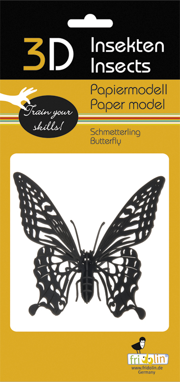 3D-pappersmodell, Fjäril - 2