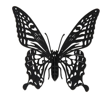 3D-pappersmodell, Fjäril