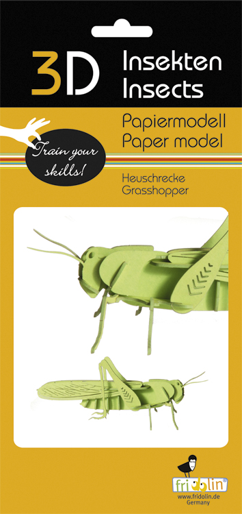 3D-papirmodel, Græshoppe - 2