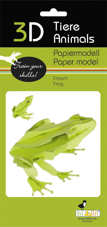 3D-pappersmodell, Groda - 2
