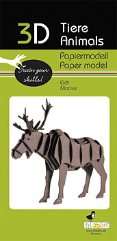 3D-pappersmodell, Älg