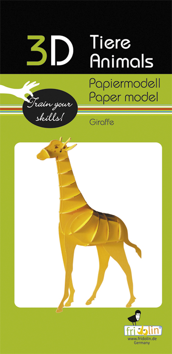 3D-papirmodel, Giraf - 2