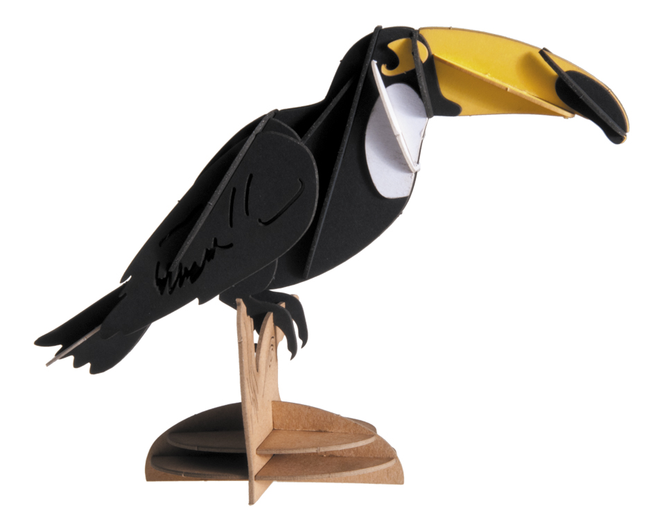 3D-pappersmodell, Tukan