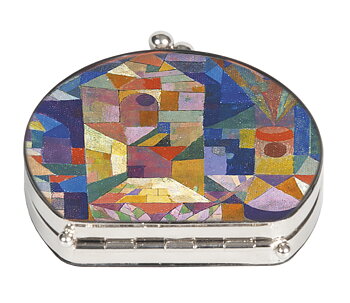 Sminkspegel tygklädd, Slottsträdgården, Paul Klee, TEMA-produkt