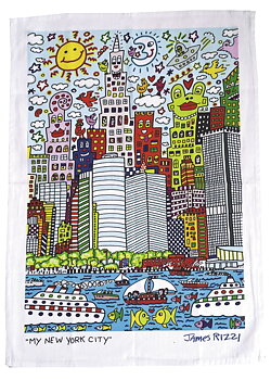 Viskestykke, James Rizzi, New York