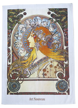 Viskestykke, Art Nouveau, Zodiak TEMA-produkt