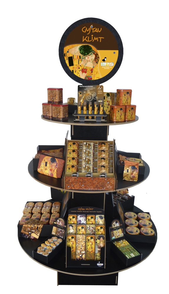Golvdisplay, Gustav Klimt, Rund, TEMA-produkt
