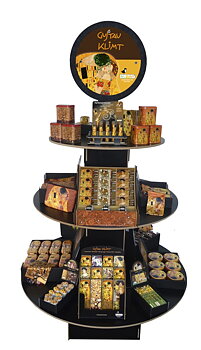 Golvdisplay, Gustav Klimt, Rund, TEMA-produkt