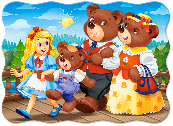 Goldilocks and Three Bears, 30-bitarspussel (B-03716)