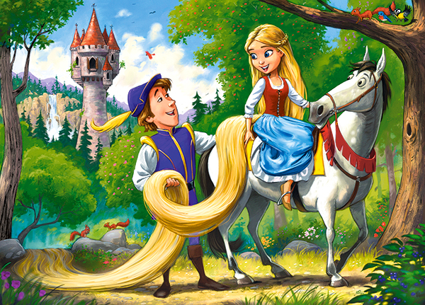 Rapunzel, 60-bitarspussel (B-066124)