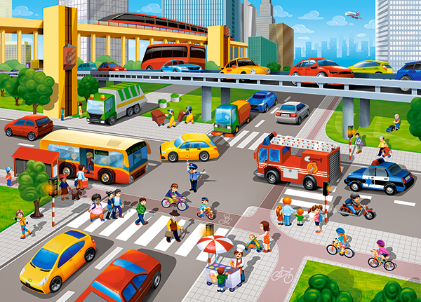City Rush, 60-bitarspussel (B-066131)